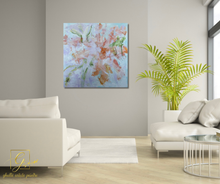 Charger l'image dans la galerie, Ce qui s'ouvre en douceur - Peinture sur Toile, Signée Ghallé