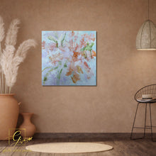Charger l'image dans la galerie, Ce qui s'ouvre en douceur - Peinture sur Toile, Signée Ghallé