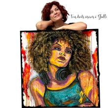 Charger l'image dans la galerie, Écoute de soi - Peinture sur Toile, Signée Ghallé --- Déjà ADOPTÉE