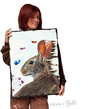 Load image into Gallery viewer, Settle Down - Animal painting on canvas, Signed Ghallé