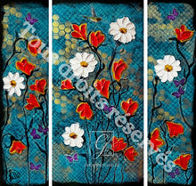 Charger l'image dans la galerie, Jardin 35 - Peinture Florale sur Toile, Signée Ghallé