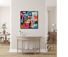 Charger l'image dans la galerie, Nouveau Départ - Peinture sur Toile, Signée Ghallé
