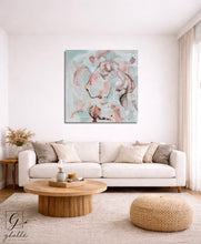 Charger l'image dans la galerie, En toute vulnérabilité - Peinture abstraite spirituelle et texturée sur Toile, Signée Ghallé
