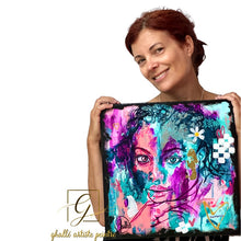 Charger l'image dans la galerie, Confiance en Soi - Peinture portrait femme sur Toile, Signée Ghallé
