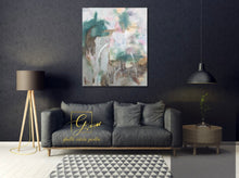 Charger l'image dans la galerie, Ce qui pousse en silence - Peinture abstraite spirituelle sur Toile, Signée Ghallé
