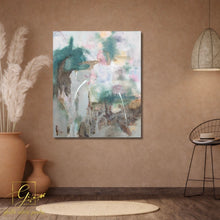 Charger l'image dans la galerie, Ce qui pousse en silence - Peinture abstraite spirituelle sur Toile, Signée Ghallé
