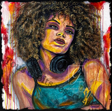 Charger l'image dans la galerie, Écoute de soi - Peinture sur Toile, Signée Ghallé --- Déjà ADOPTÉE
