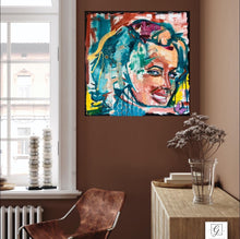 Charger l'image dans la galerie, Marilyn - Peinture sur Toile, Signée Ghallé
