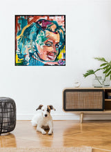 Charger l'image dans la galerie, Marilyn - Peinture sur Toile, Signée Ghallé

