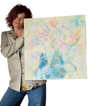 Charger l'image dans la galerie, Laisser être - Peinture abstraite sur Toile, Signée Ghallé
