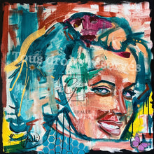 Charger l'image dans la galerie, Marilyn - Peinture sur Toile, Signée Ghallé
