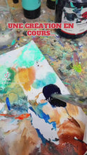 Charger et lire la vidéo dans la visionneuse de la Galerie, Discernement - Peinture sur Toile, Signée Ghallé
